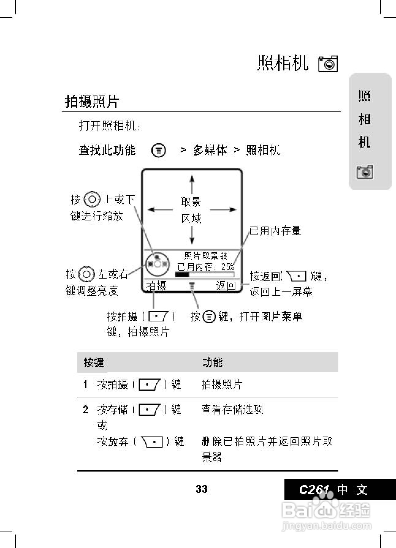 摩托罗拉C261手机使用说明书:[4]