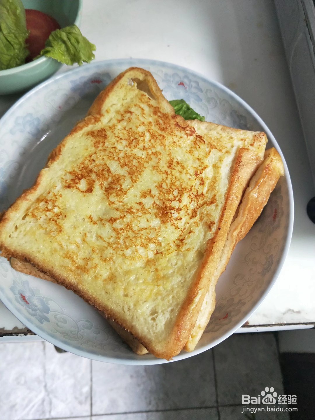 懒人早餐三明治做法