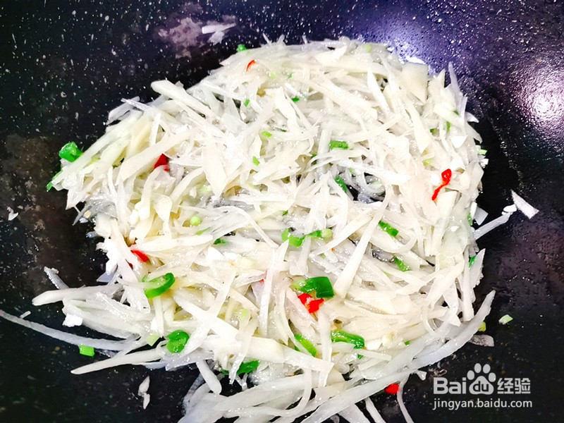 清炒土豆丝的做法