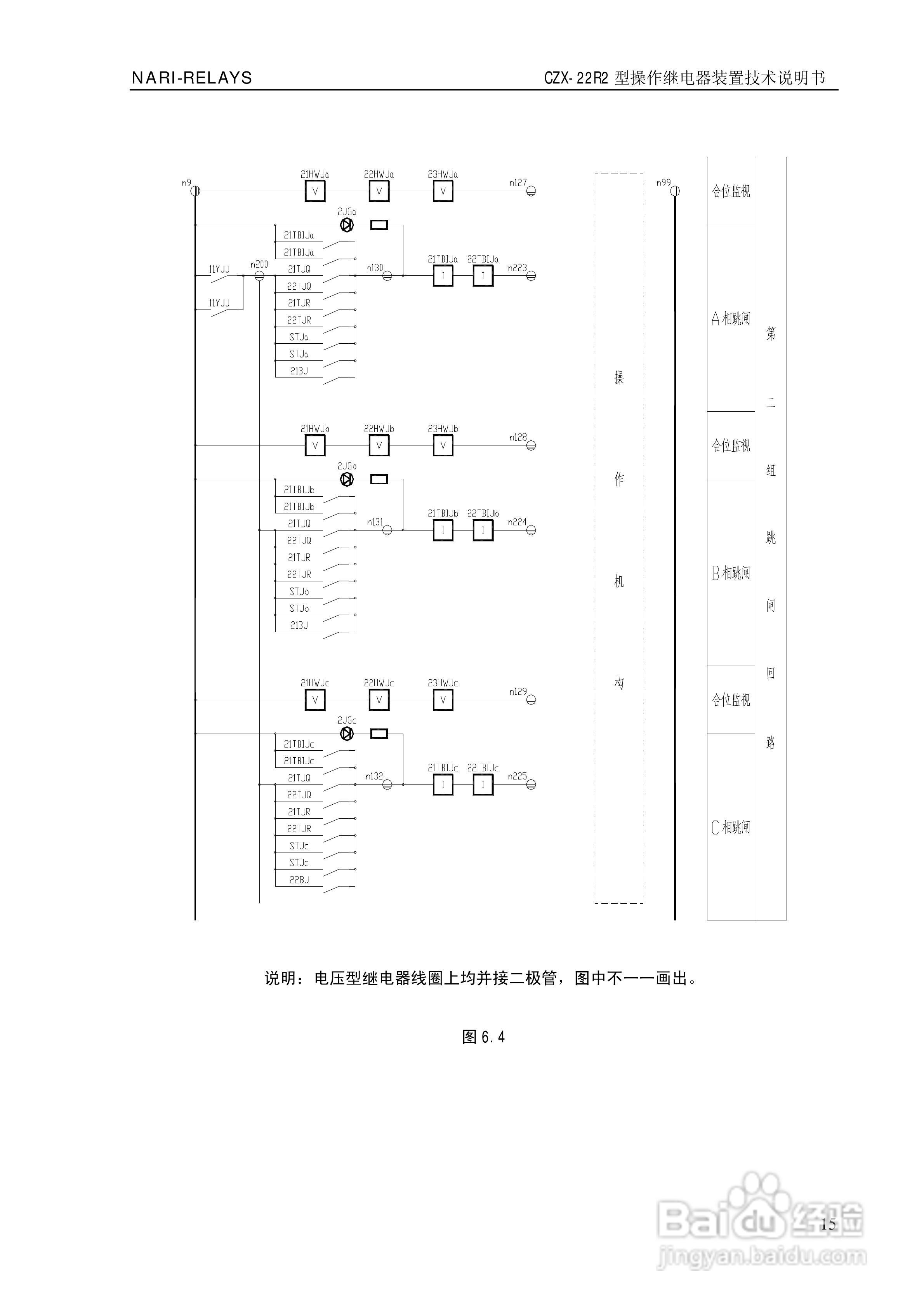 南瑞继保CZX-22R2型操作继电器装置技术说明书:[3]