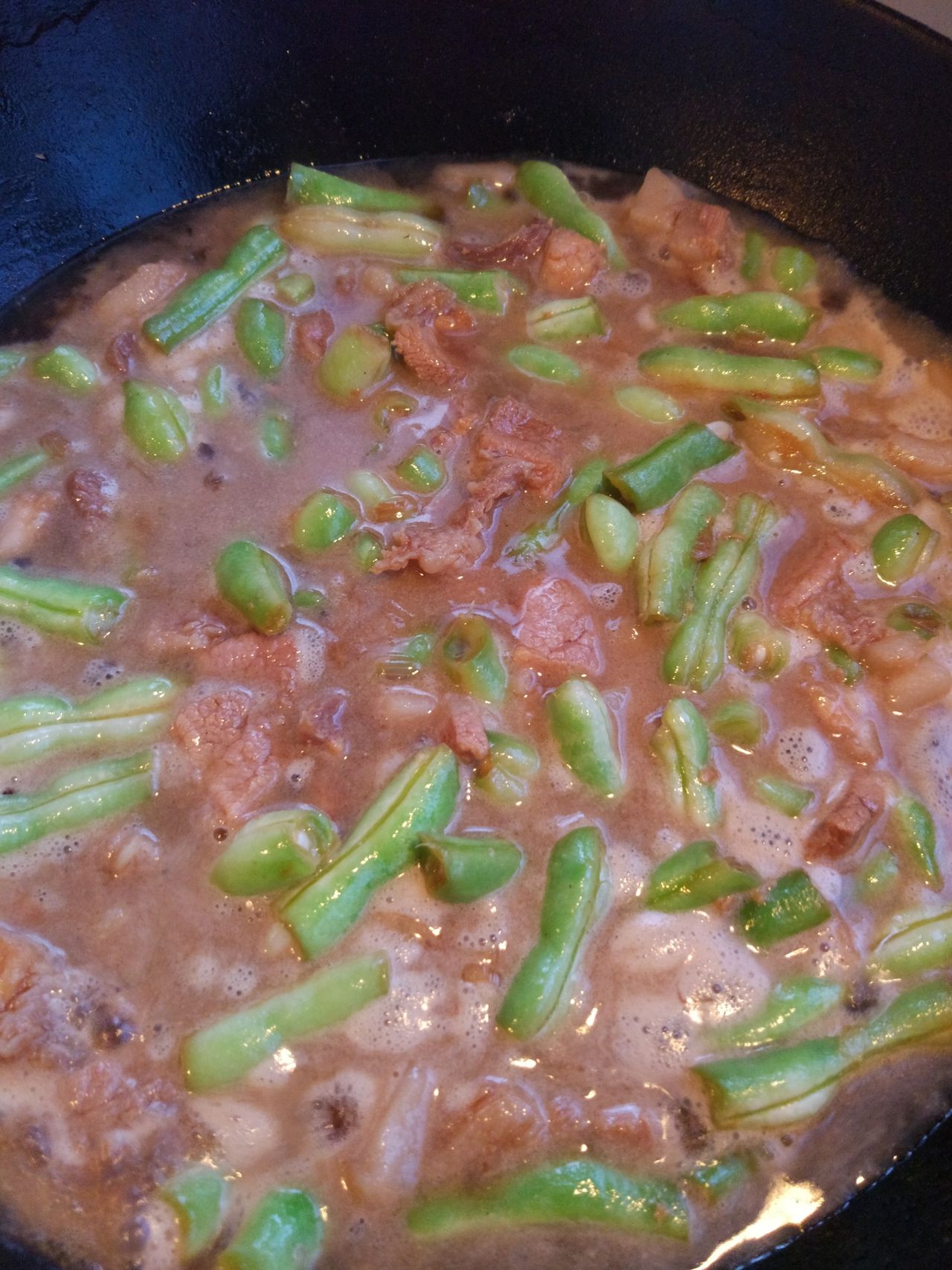 扁豆焖面，简单的食材，不简单的味道
