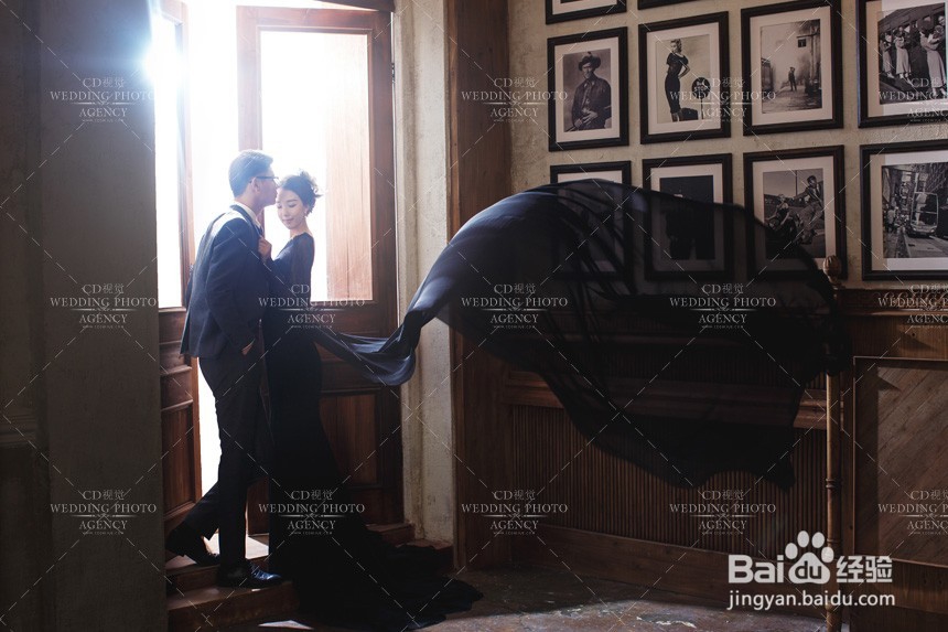 拍韩式婚纱照可以穿黑色婚纱吗?