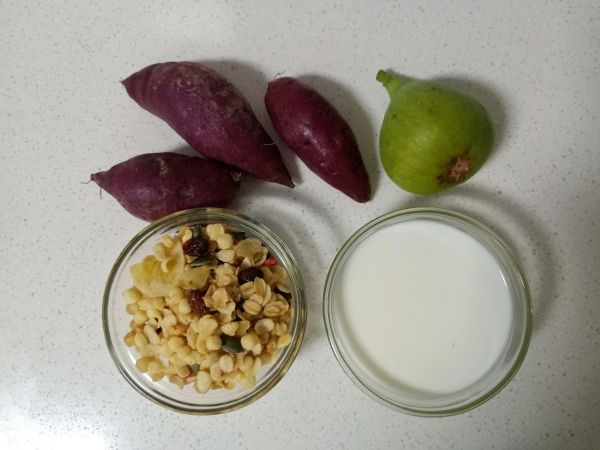 紫薯牛奶燕麦脆
