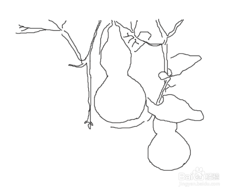 photoshop画后院的葫芦