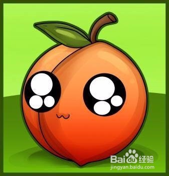 教你怎么画桃子简笔画 ,超简单,一学就会哦!