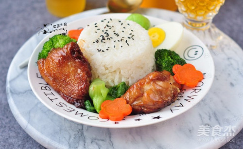 酱烧鸡腿盖饭