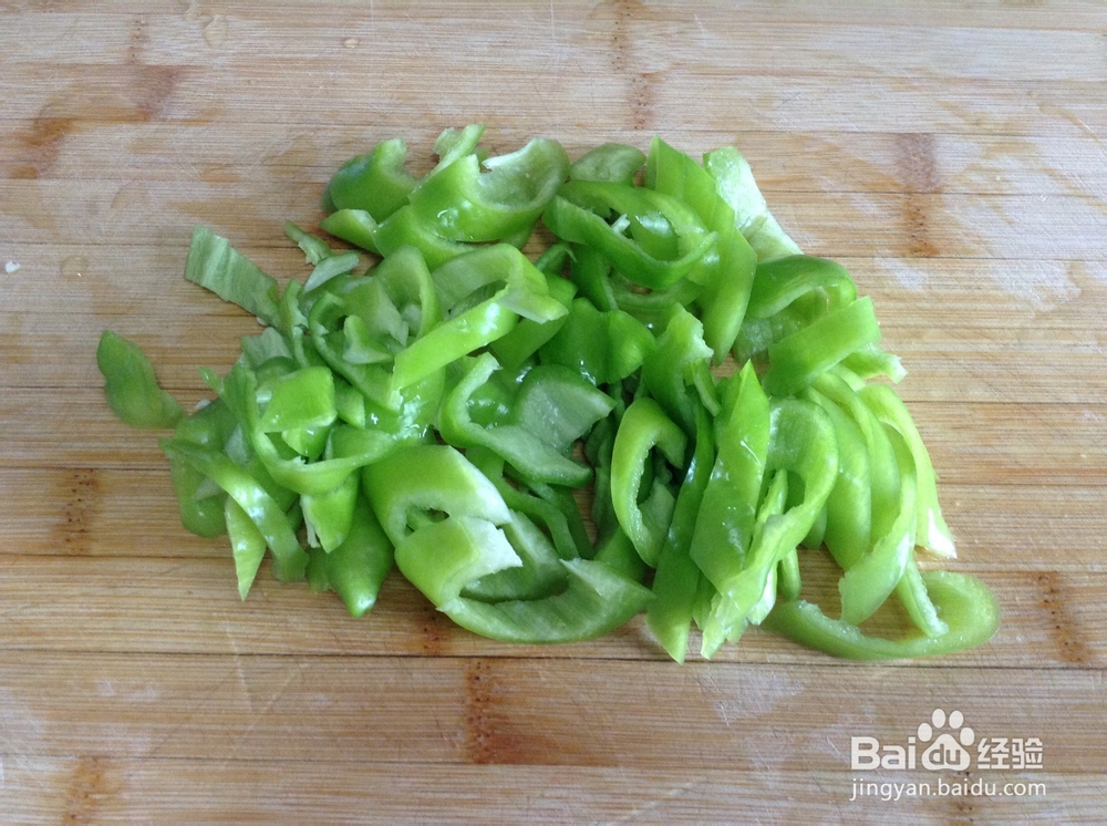 尖椒炒豆皮---尖椒和豆皮的美味搭配