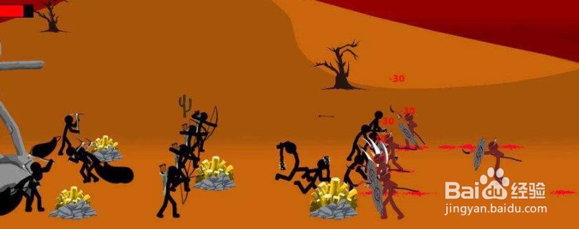 火柴人战争模式如何抛出长矛