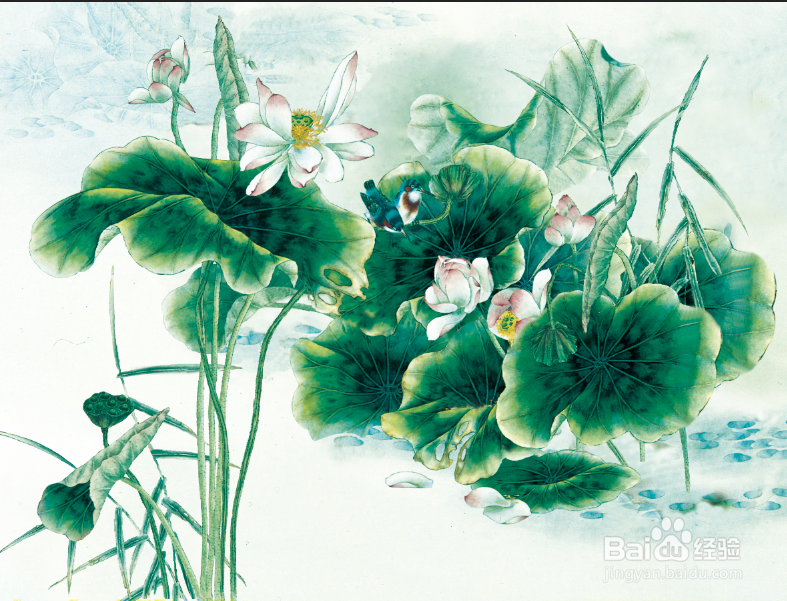 太原3D立体光栅画制作过程