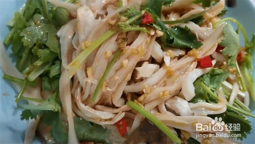 凉拌杏鲍菇怎么做