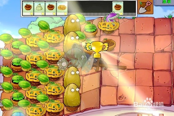 解锁植物大战僵尸迷你游戏。(你看他们像柱子)