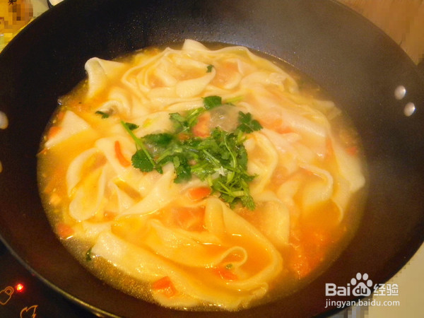 西红柿扯面片的制作方法