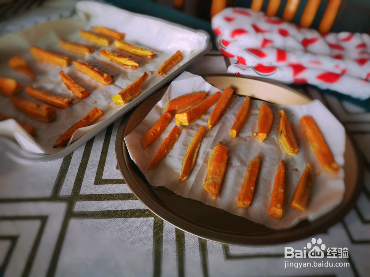 黑芝麻蜂蜜烤红薯条的做法