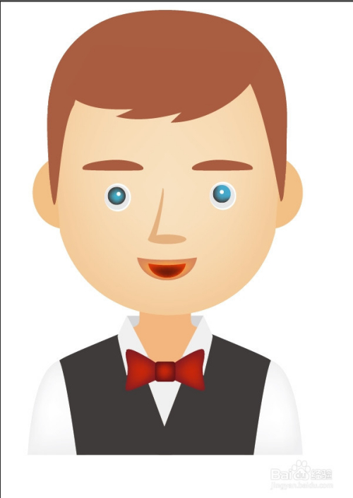 男服务生形象设计