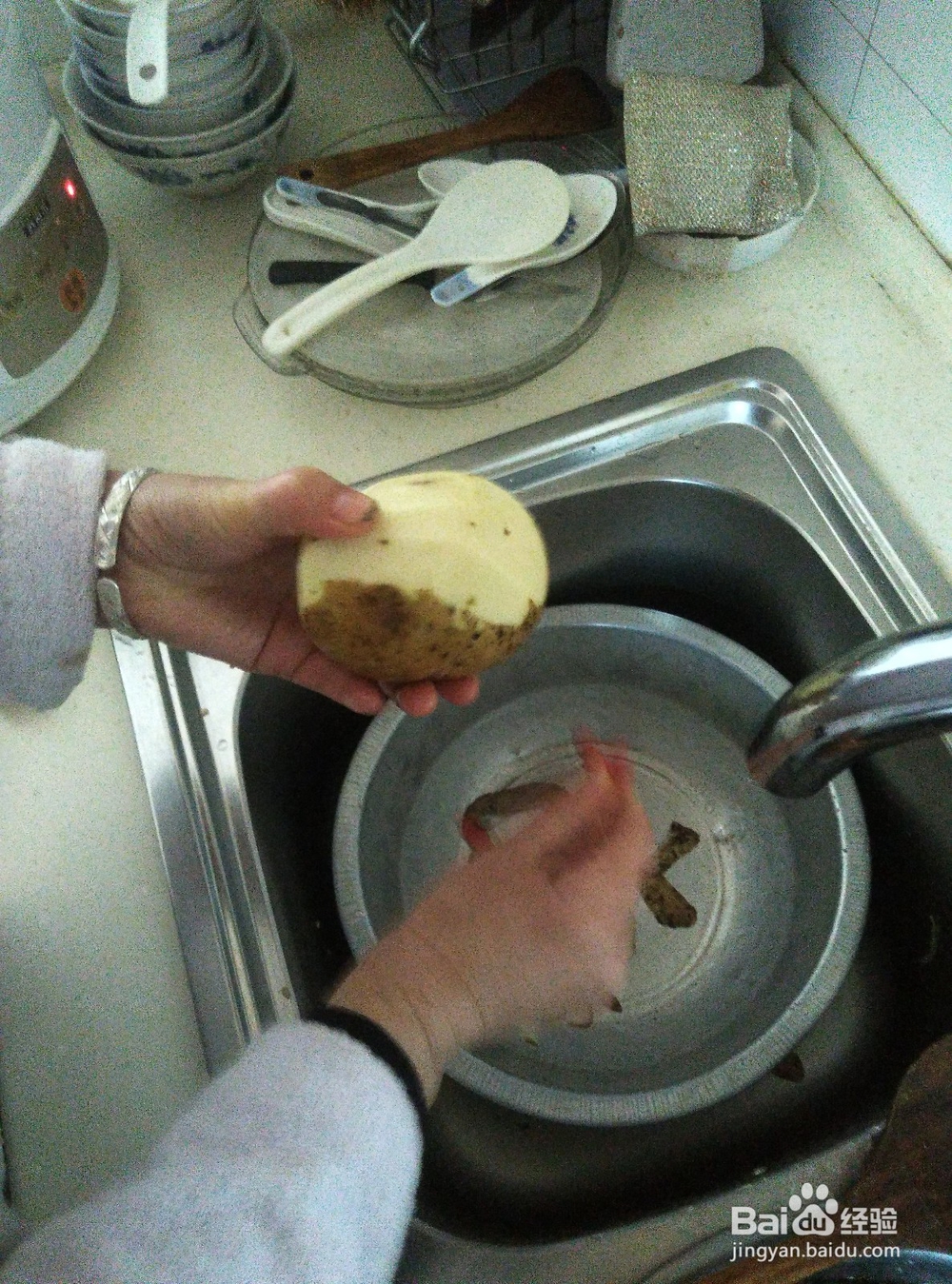 教您做东北私房菜芹菜土豆丝