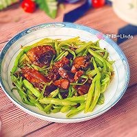 卤鸭炒扁豆怎么做