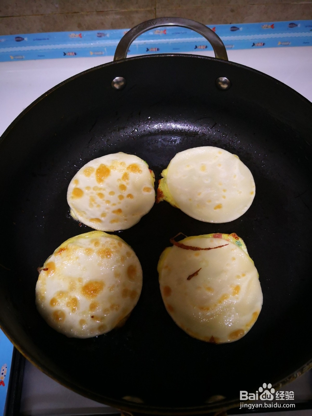 饺子皮葱花饼