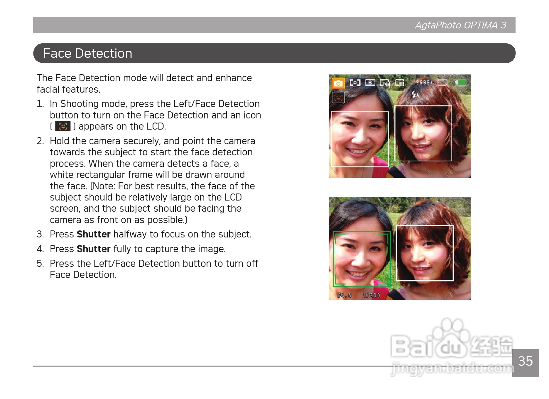 爱克发AgfaPhoto OPTIMA 3数码相机使用说明书:[4]