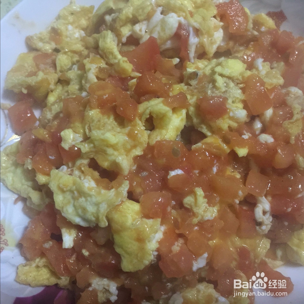 番茄炒鸡蛋的做法