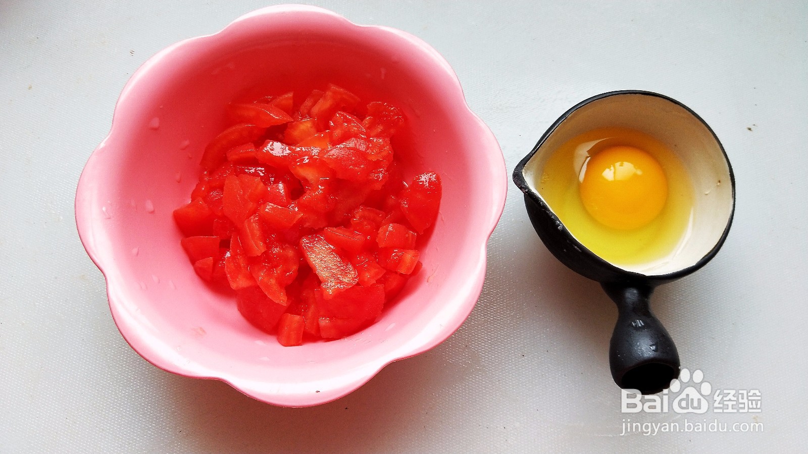 超鲜的番茄玉米蛋羹!