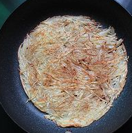 焦脆土豆丝煎饼的做法