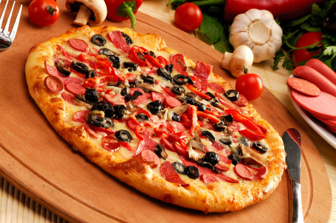 比萨饼的英语单词什么读