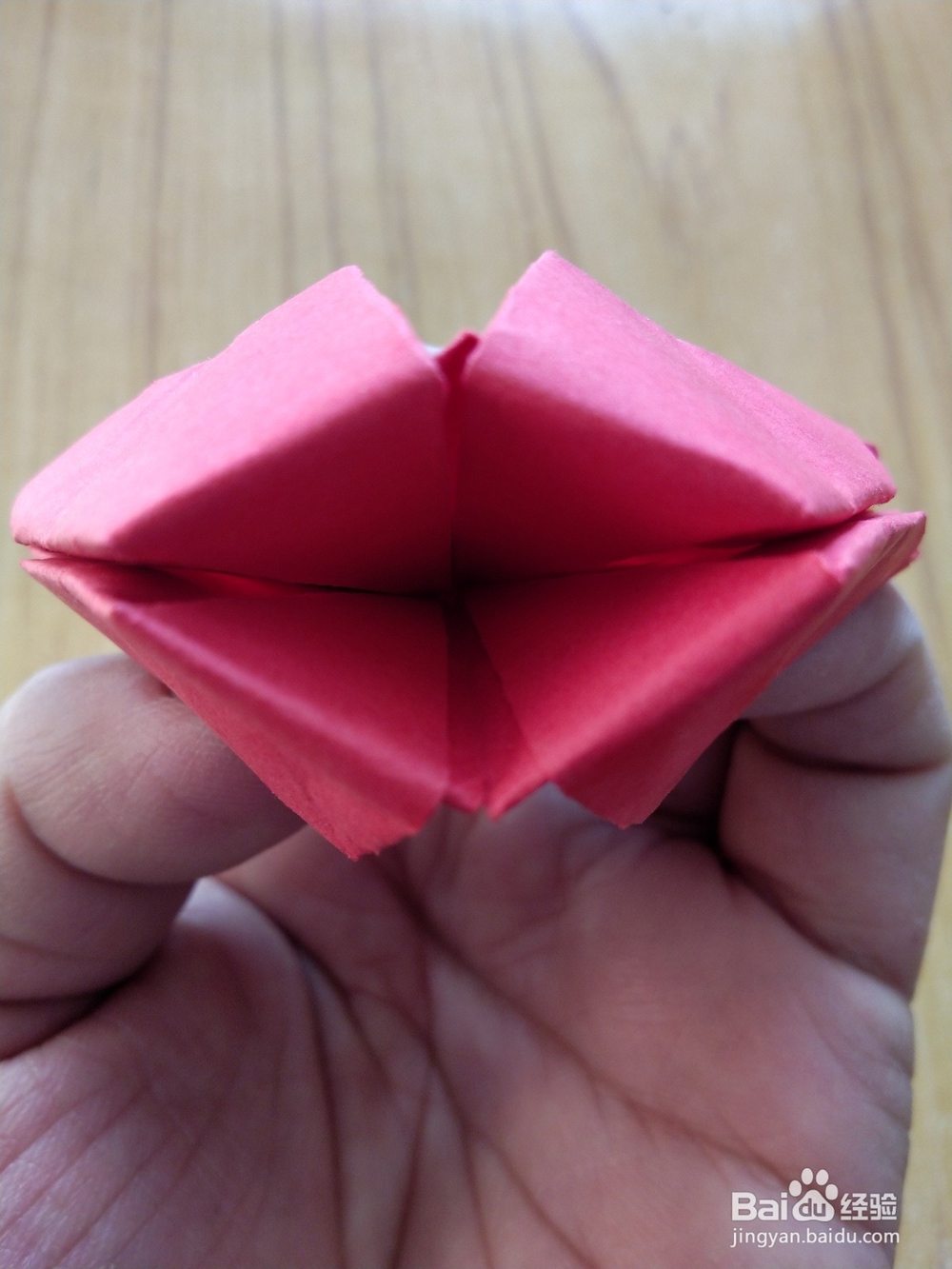 大嘴唇用折纸怎么制作
