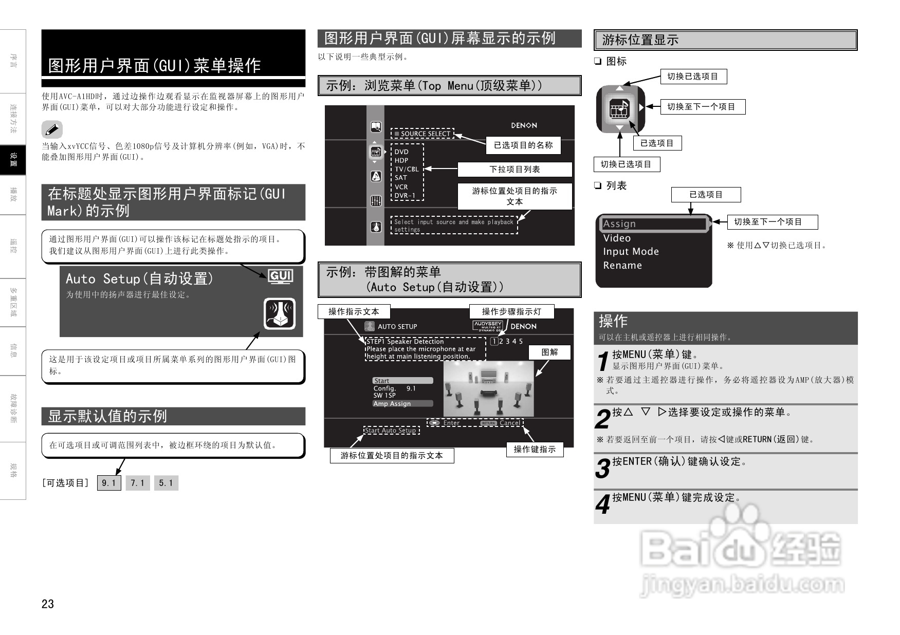 天龙AVC-A1HDA功放使用说明书:[2]