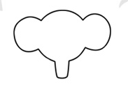 怎么画大象的简笔画