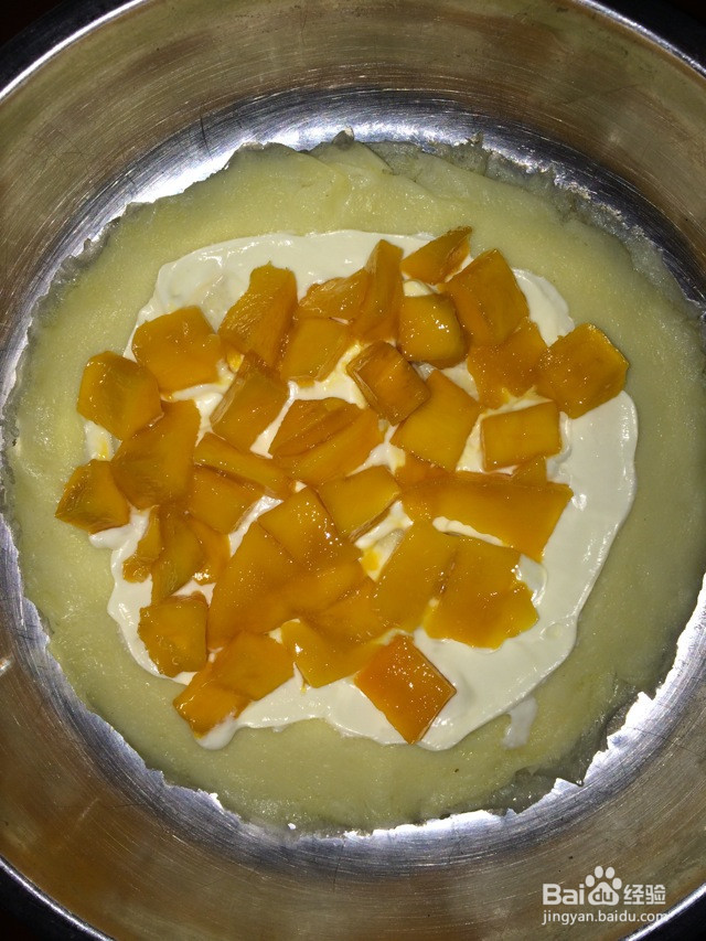 芒果千层蛋糕的做法