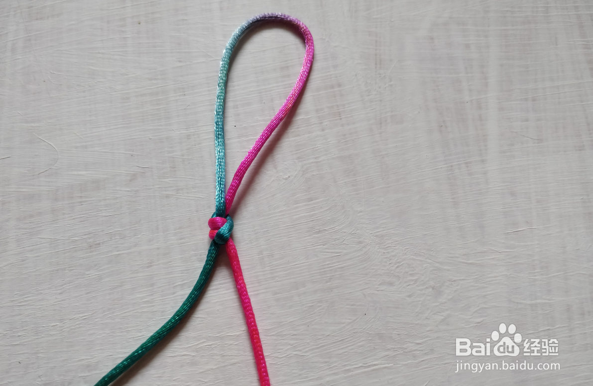 中国绳结里面的金刚结怎样编制?