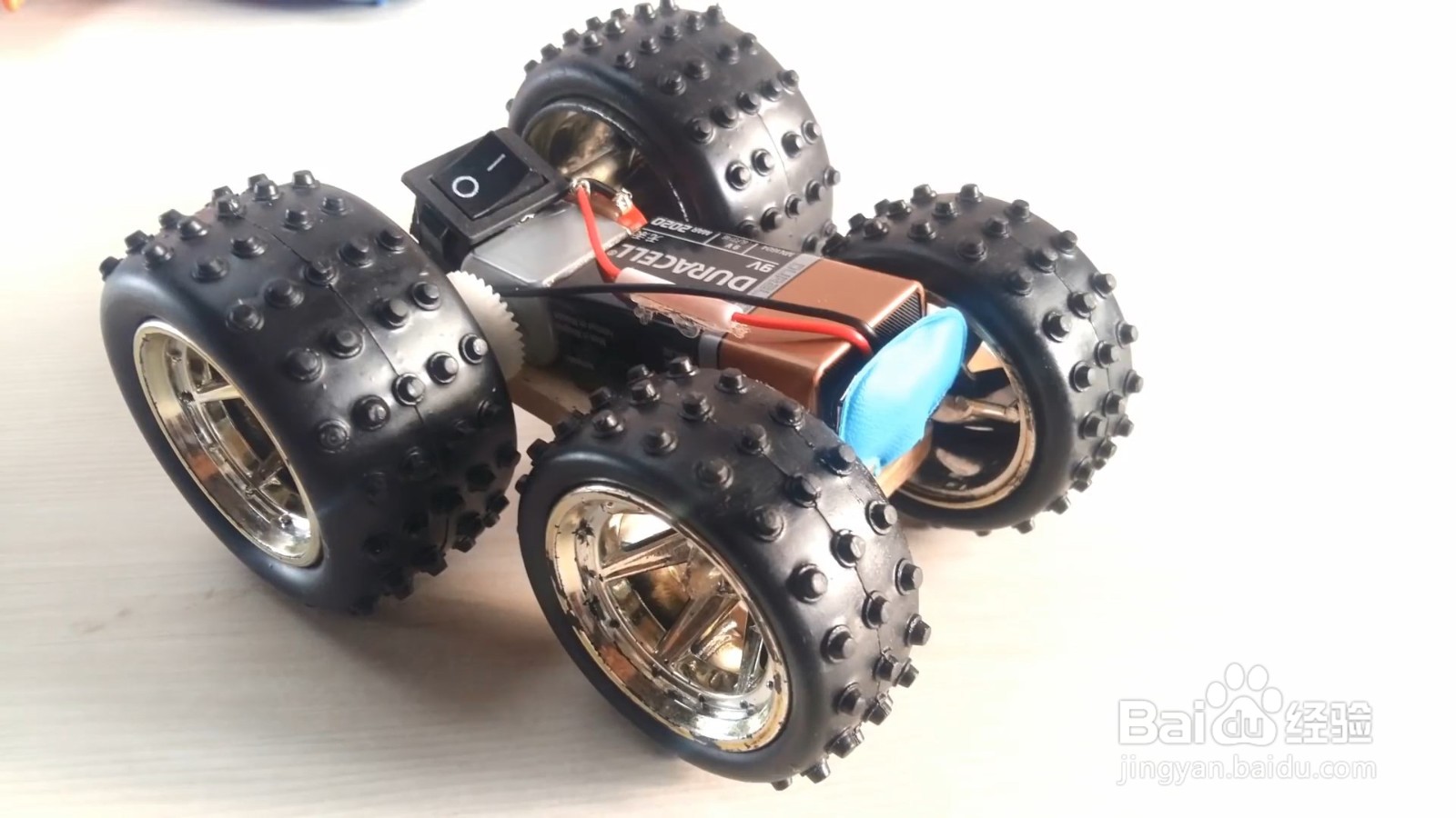 制作好玩的四轮玩具车,制作真的超级的简单!