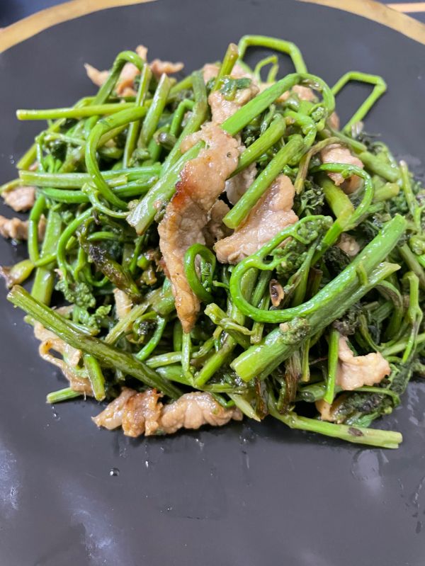 蕨菜炒肉东北菜