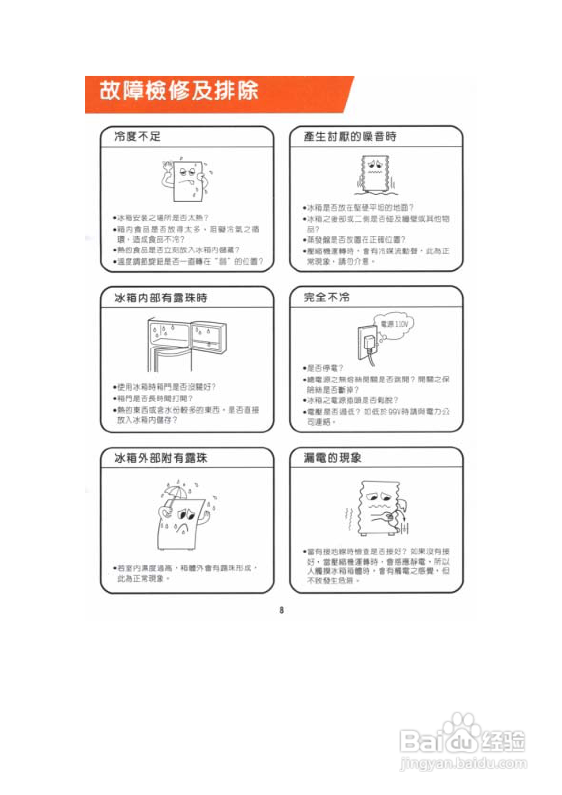 歌林KR-MS242型电冰箱使用说明书