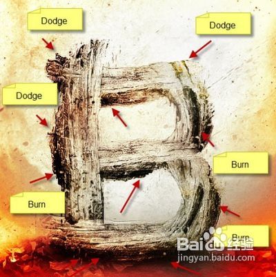 photoshop制作木头质感特效文字