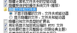windows怎么显示隐藏的文件