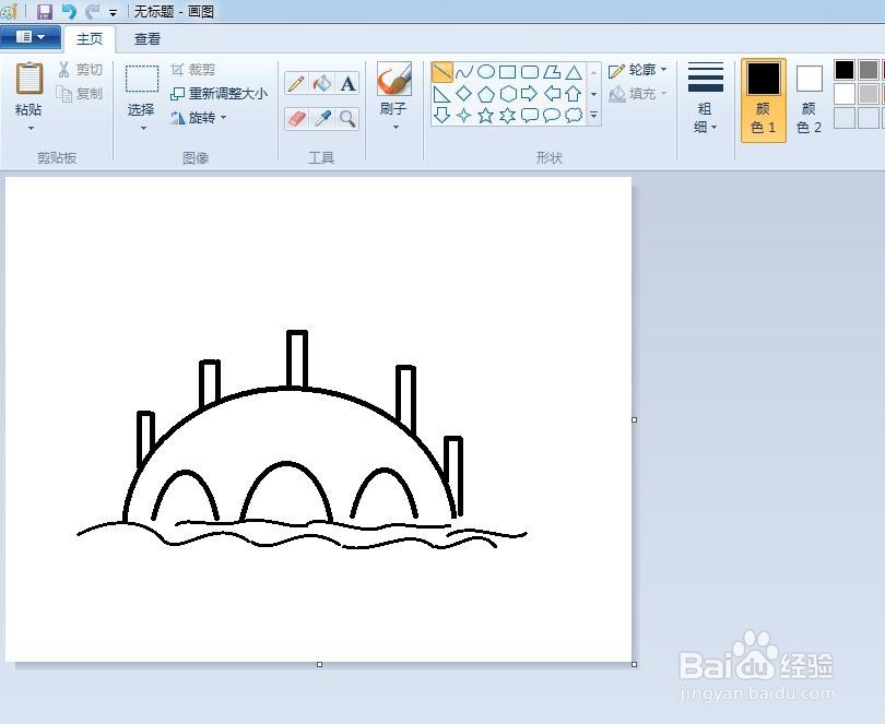 小桥怎么画简单又好看