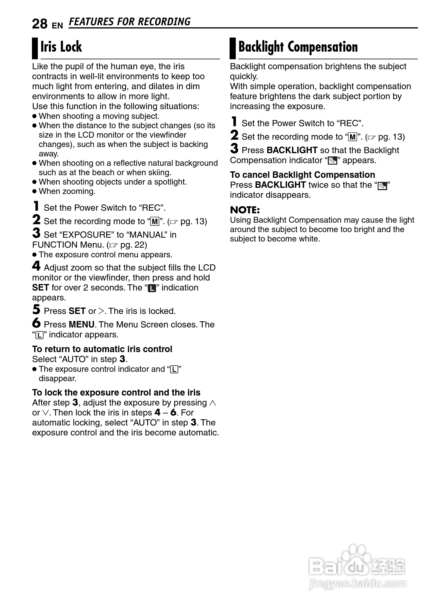 JVC GR-D347U DIGITAL VIDEO CAMERA摄像机说明书:[3]