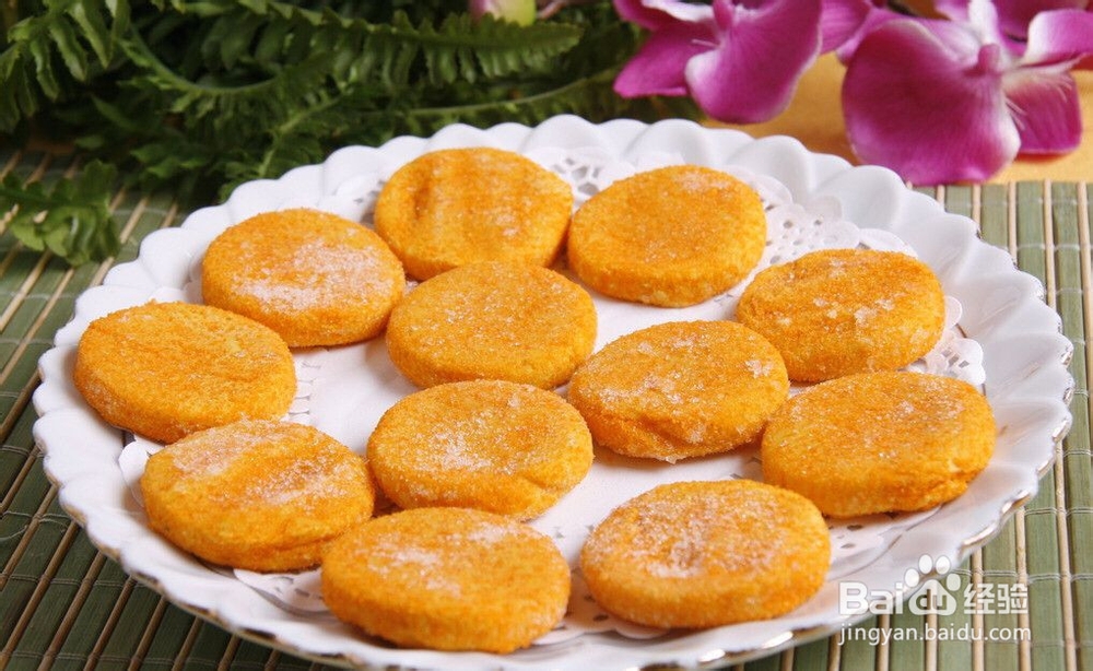 南瓜油饼的做法