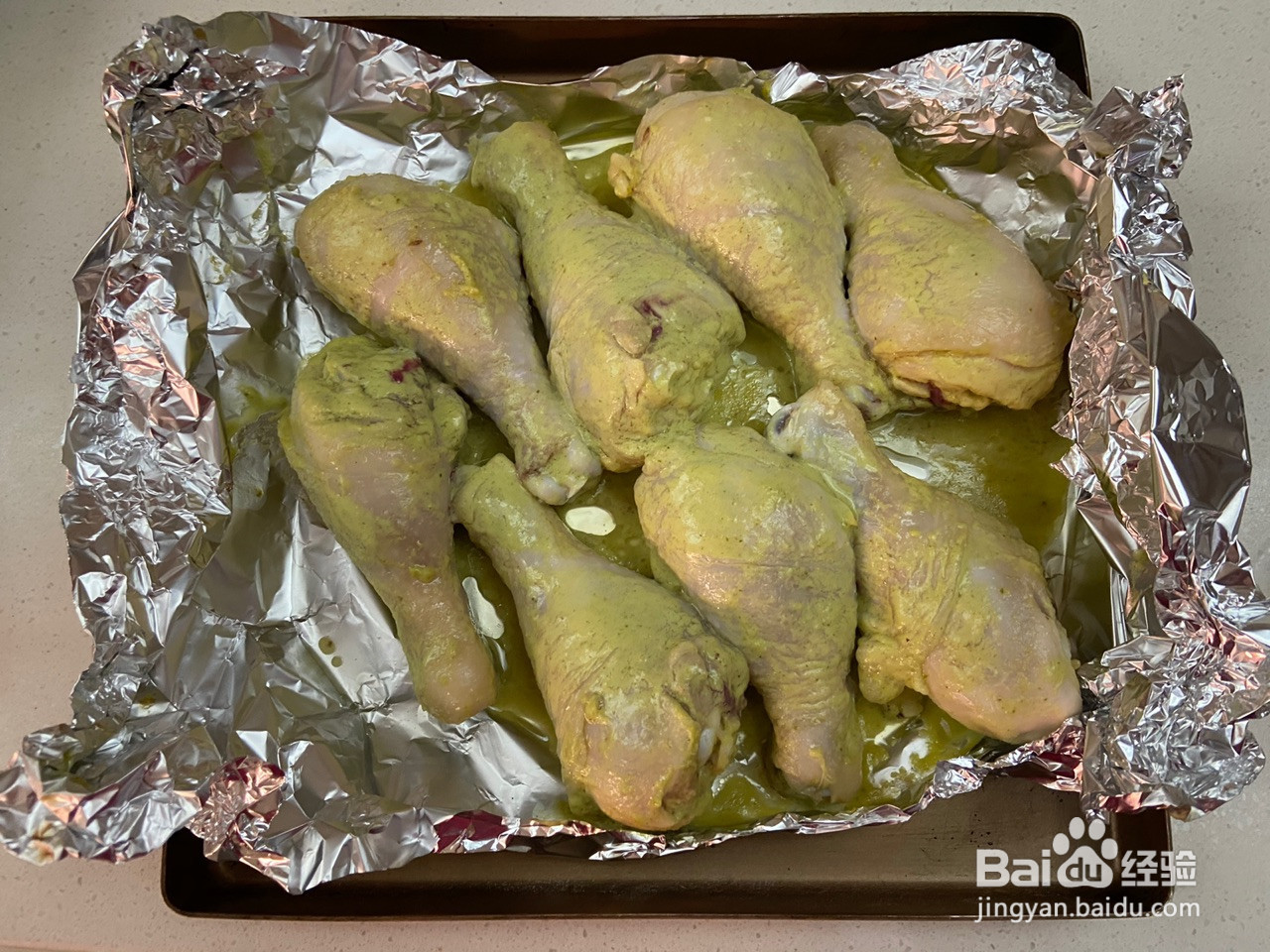 哇杀必烤鸡腿的做法