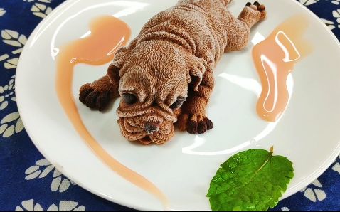 慕斯巧克力奶狗