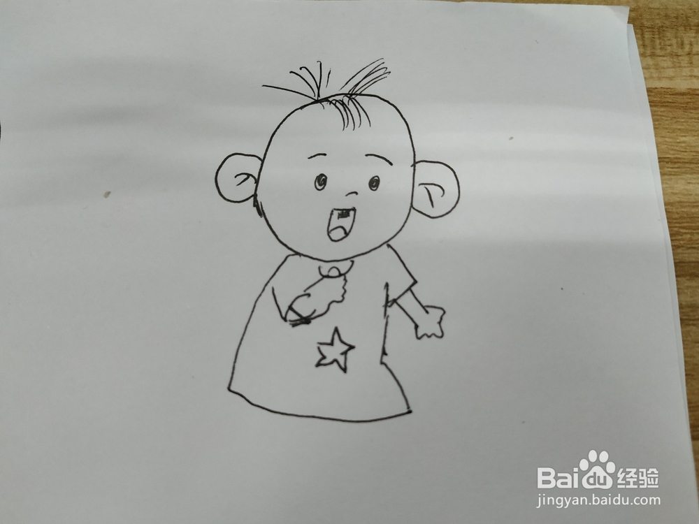 大耳朵图图简笔画怎么画,怎么画大耳朵图图