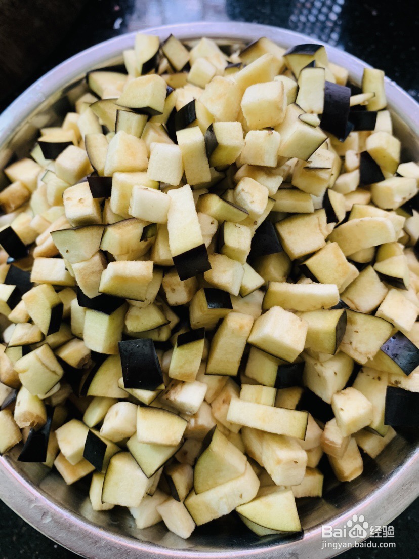 做超简单虾酱茄子肉沫饭的教程