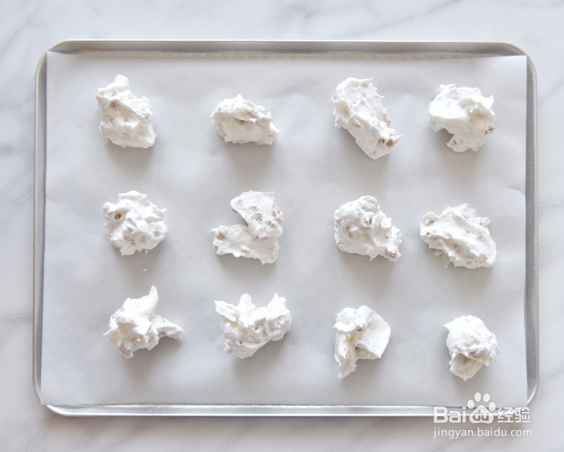 做蛋白核桃脆饼的方法