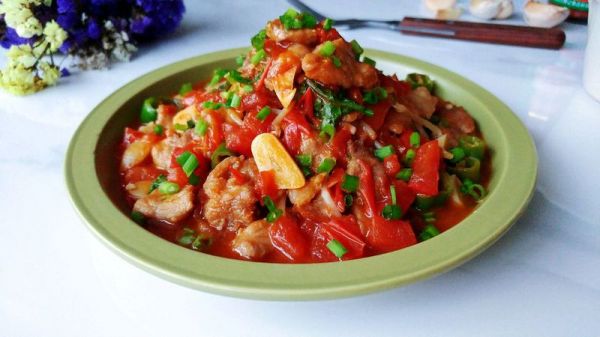 酸辣茄酱肉芽汤