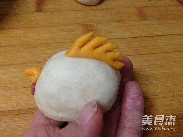 萌“鸡”贺春（小鸡豆沙包）