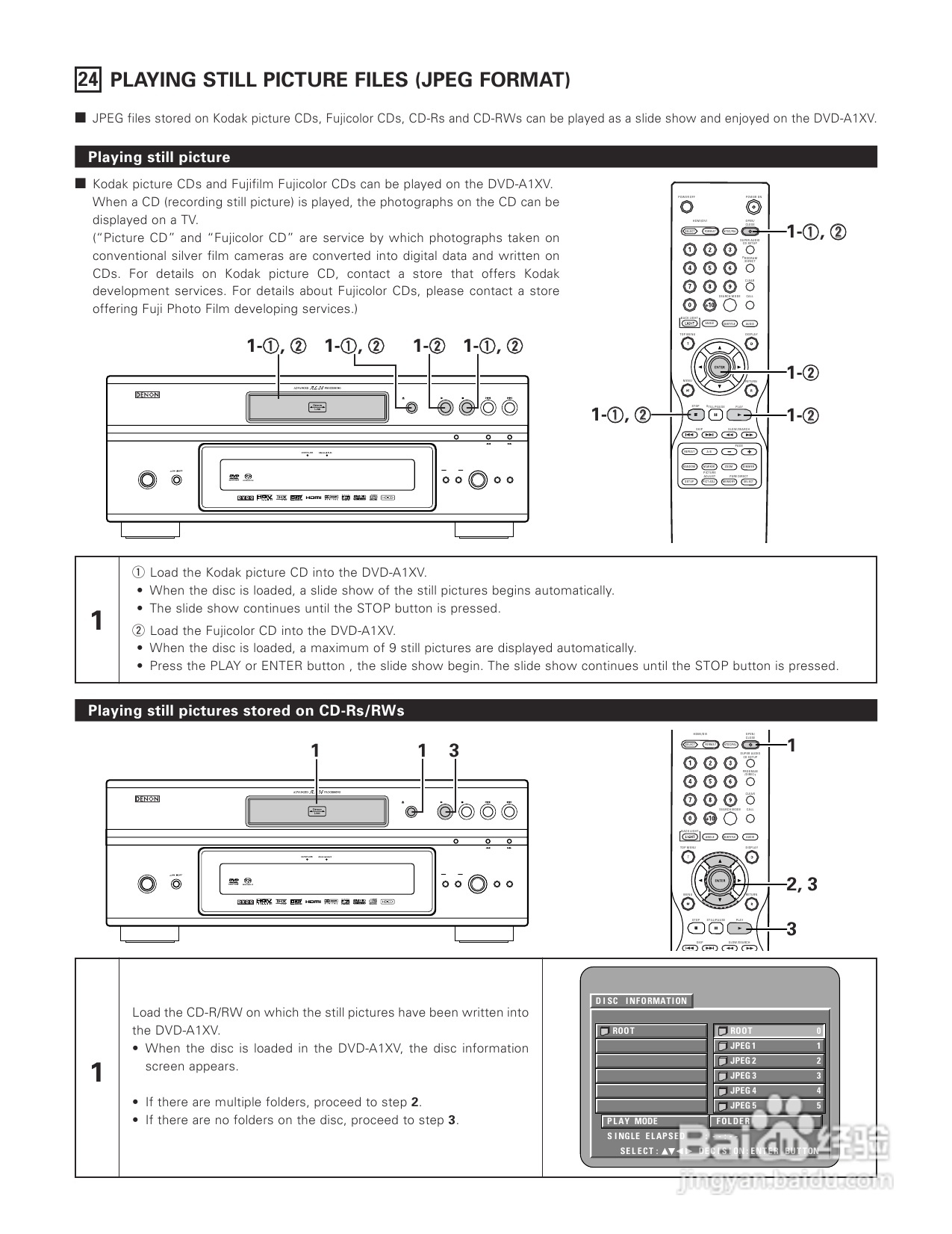 DENON DVD-A1XV播放机说明书:[5]