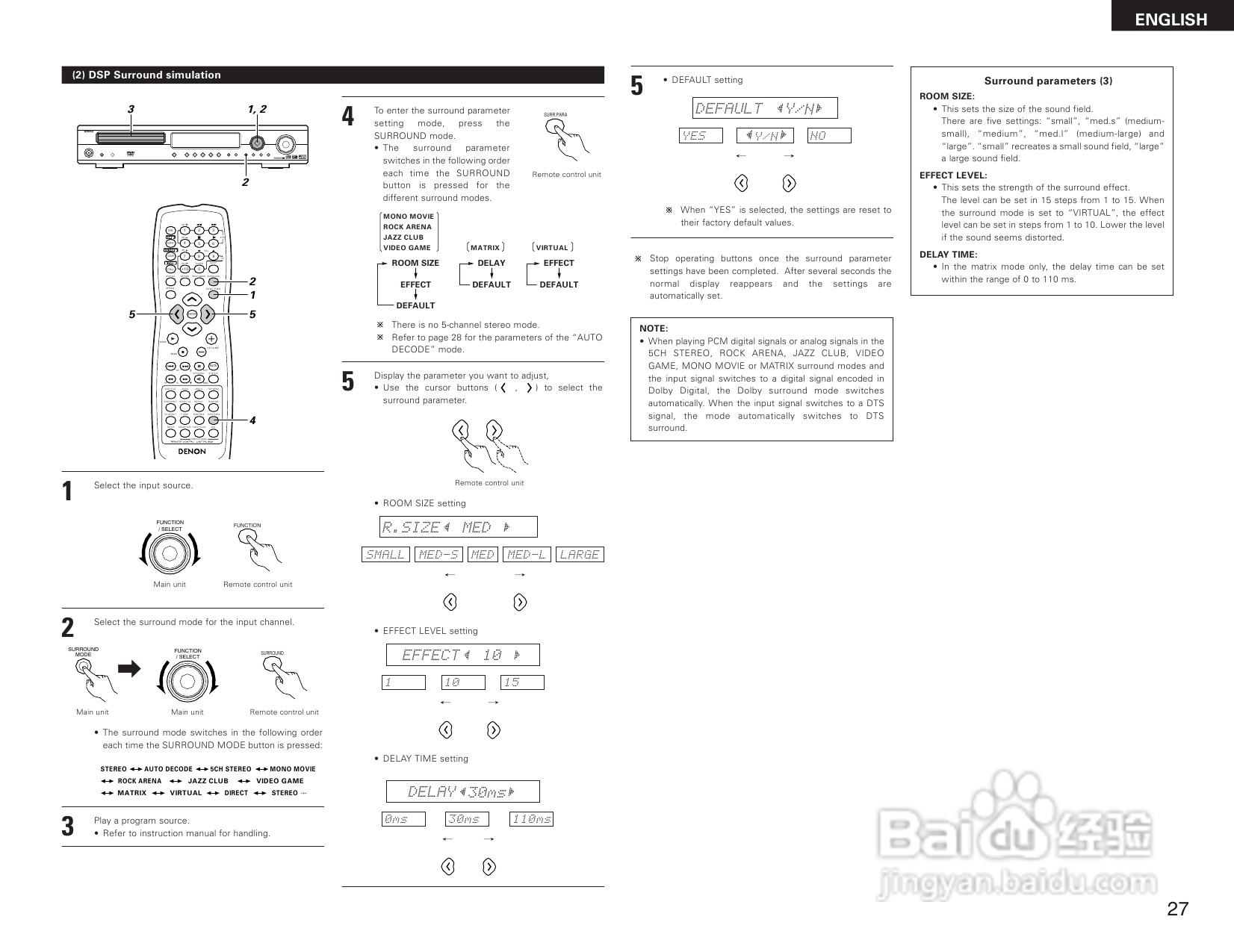 DENON DHT-1000DV功放说明书:[2]