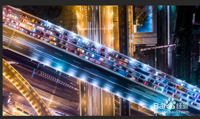 Photoshop如何制作车流量快速流动效果
