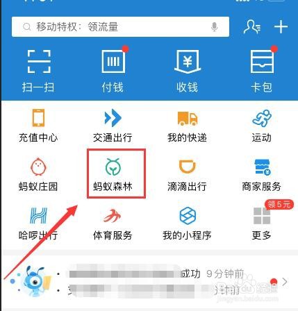支付宝蚂蚁森林如何申请动物保护地